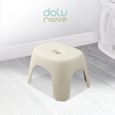 Dolu Nuve Kids Non-Slip Step Stool Toddler Helper for Bathroom, Relax Beige - VMInnovations