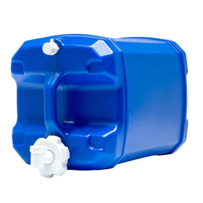 WaterPrepared ReadyJug 7 Gal Stackable Water Storage Container, Blue, 2 Pack