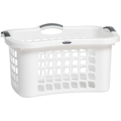 Comfort Grip Clothes Basket, Plastic Laundry Storage w/3 Handles(Open Box)