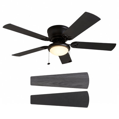 Prominence Home Benton 52" Indoor LED Ceiling Fan with Pull Chain, (For Parts)
