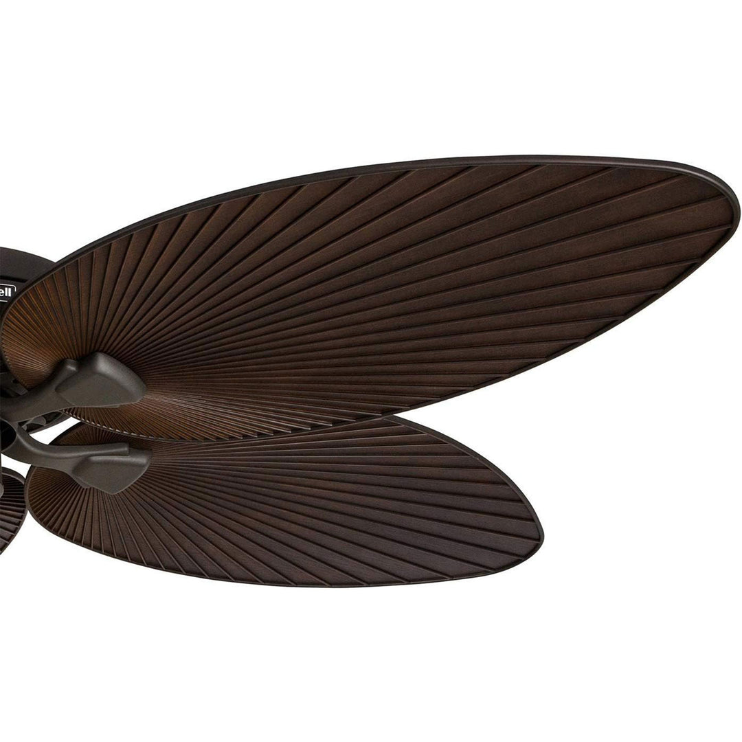 Honeywell Palm Island 52 Inch Tropical Ceiling Fan, No Light, Oil Rubbed Bronze