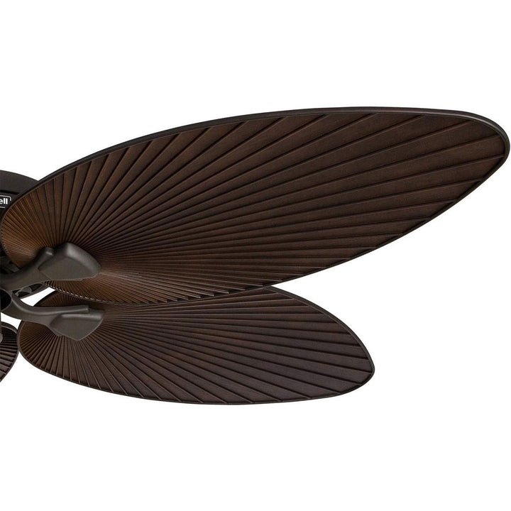 Honeywell Palm Island 52 Inch Tropical Ceiling Fan, No Light, Oil Rubbed Bronze