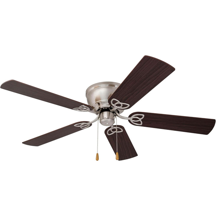 Prominence Home Benton 52" Indoor LED Ceiling Fan w/ Pull Chain, Brushed Nickel