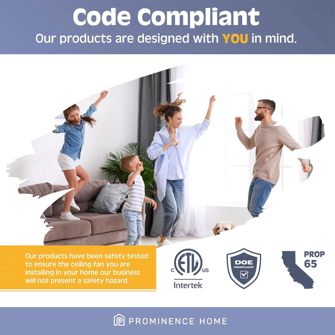 Prominence Home Benton 52 Inch Indoor LED Ceiling Fan with Pull Chain, Bronze