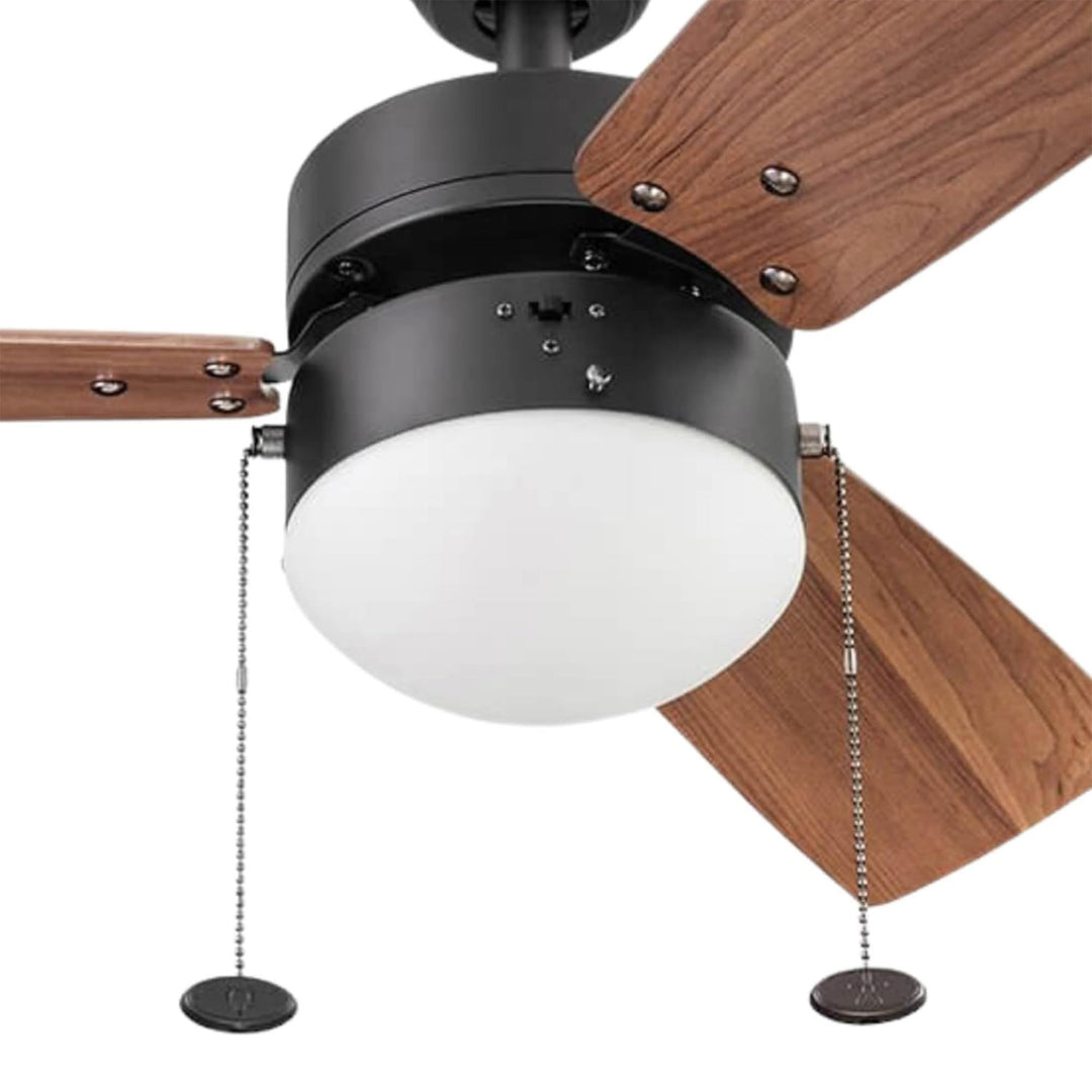 Prominence Home Rawling 30 Inch Indoor LED Ceiling Fan with Pull Chain, Bronze