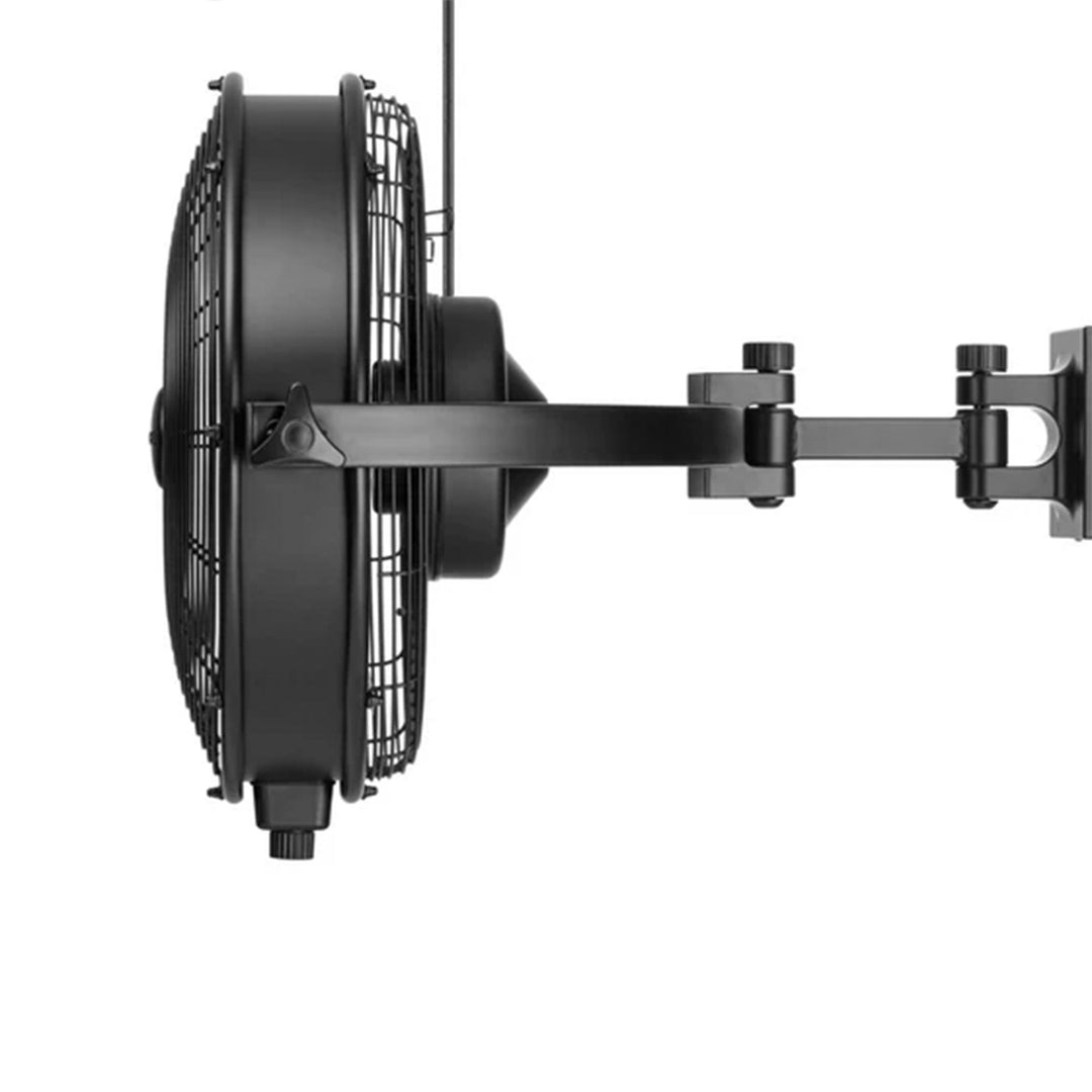 Mule Outdoor Wall Fan XL 18" Wet-Rated Wall Fan w/3 Speeds, Black (Open Box)