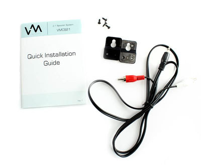 NEW! VM Audio VMCS21 300 Watt 2.1 Home/Computer Speakers Multimedia System