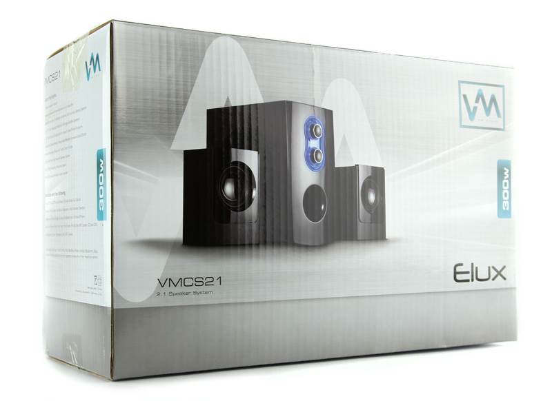NEW! VM Audio VMCS21 300 Watt 2.1 Home/Computer Speakers Multimedia System