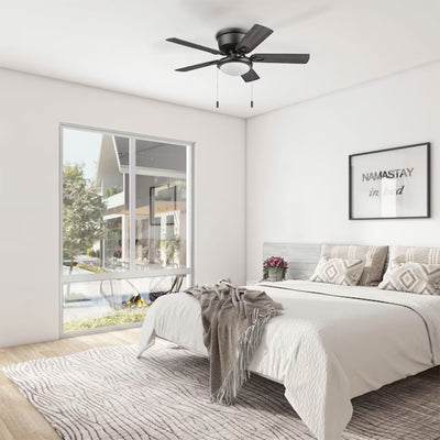 Honeywell Braystone 42 Inch Indoor LED Ceiling Fan with Pull Chain, (Open Box) - VMInnovations