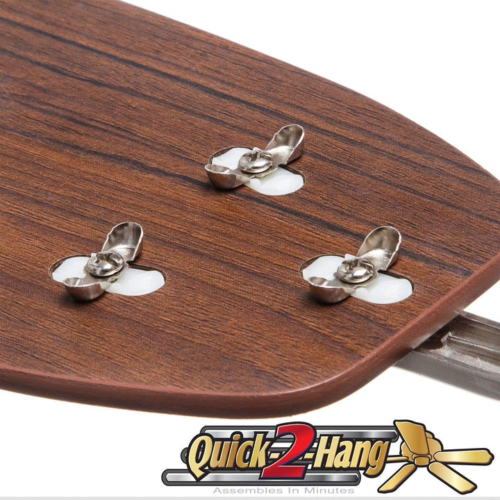 Honeywell Glen Alden 52 Inch Indoor Ceiling Fan with 4 Lights, Brushed Nickel