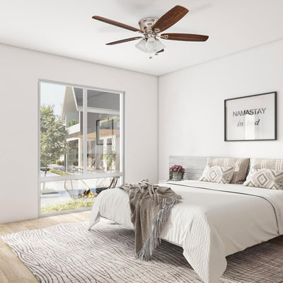 Honeywell Glen Alden 52 Inch Indoor Ceiling Fan with 4 Lights, (Open Box)