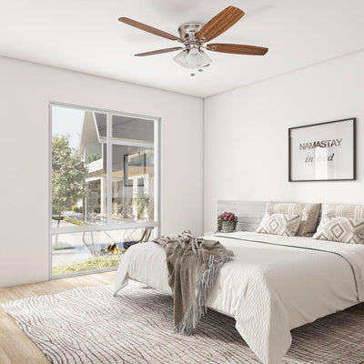 Honeywell Glen Alden 52 Inch Indoor Ceiling Fan with 4 Lights, (Open Box)