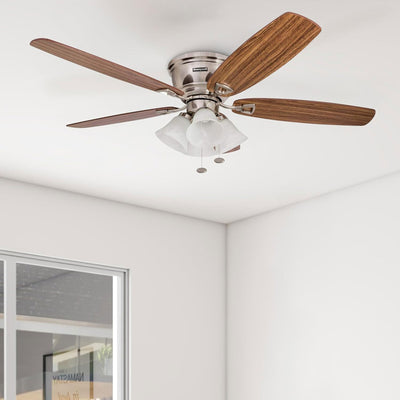 Honeywell Glen Alden 52 Inch Indoor Ceiling Fan with 4 Lights, (Open Box)