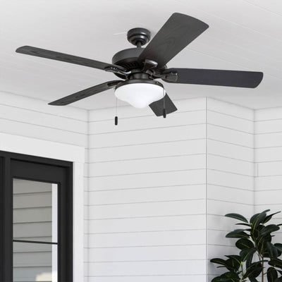 Honeywell Belmar 52 Inch Indoor Outdoor Ceiling Fan with Pull Chain, (Used)