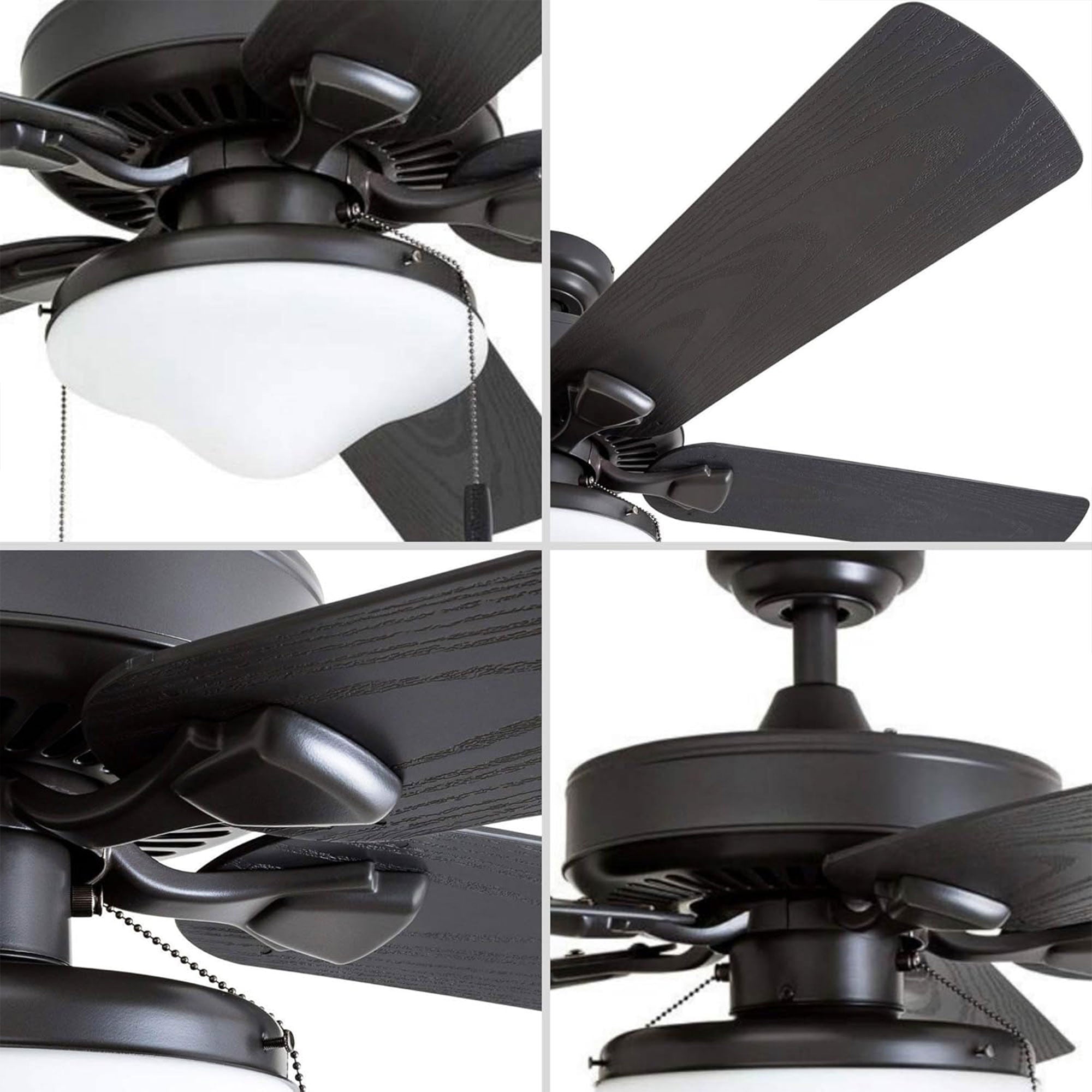 Honeywell Belmar 52 Inch Indoor Outdoor Ceiling Fan with Pull Chain, (Used) - VMInnovations