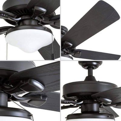 Honeywell Belmar 52 Inch Indoor Outdoor Ceiling Fan with Pull Chain, (Used) - VMInnovations