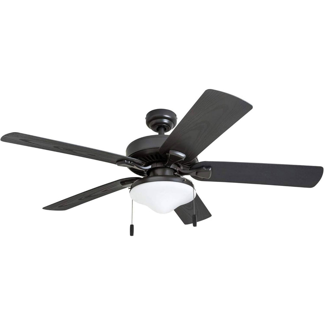 Honeywell Belmar 52 Inch Indoor Outdoor Ceiling Fan with Pull Chain, Bronze