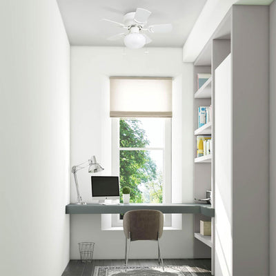 Prominence Home Hero, 28” Flush Mount Indoor LED Ceiling Fan w/Light(Open Box)