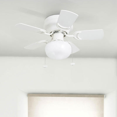 Prominence Home Hero, 28” Flush Mount Indoor LED Ceiling Fan w/Light(Open Box)