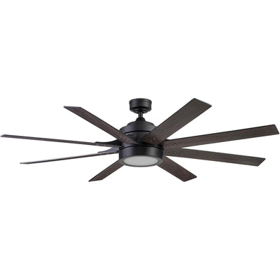 Honeywell Xerxes Ceiling Fan, Quiet Motor and Remote Control, 62", Matte Black - VMInnovations