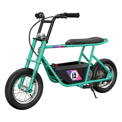 Razor Rambler 12 Electric Retro Minibike with 250W Motor & 24V Battery(Open Box)