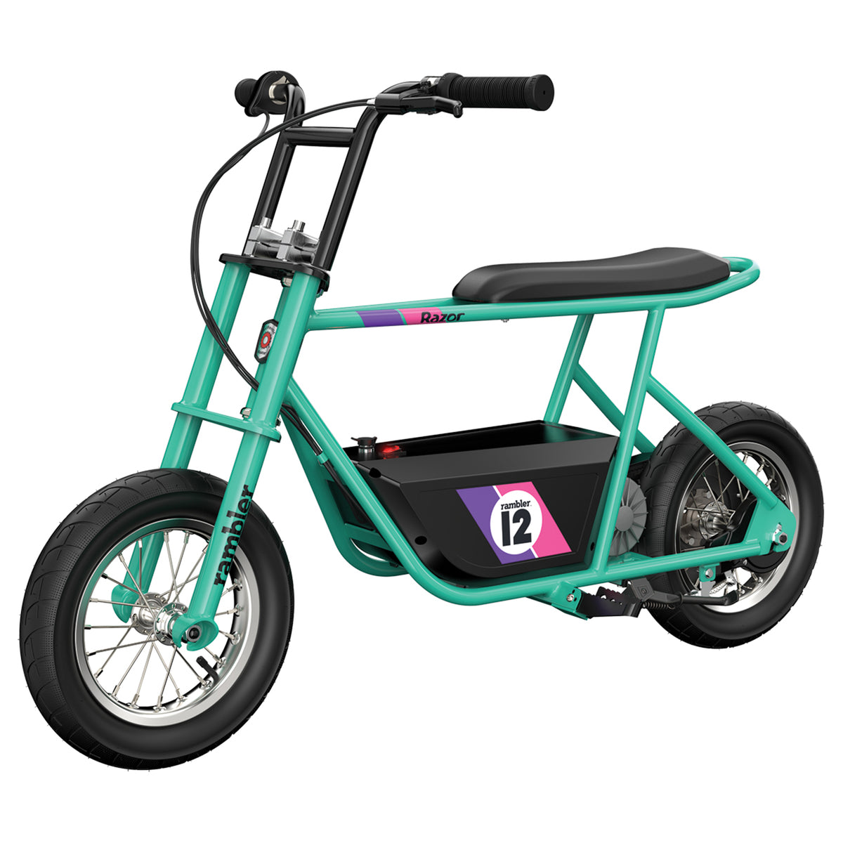 Razor Rambler 12 Electric Retro Minibike with 250W Motor & 24V Battery(Open Box)
