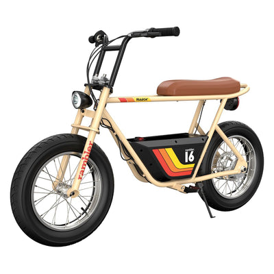 Razor Rambler 16 Electric Retro Minibike with 350W Motor & 36V Battery(Open Box)