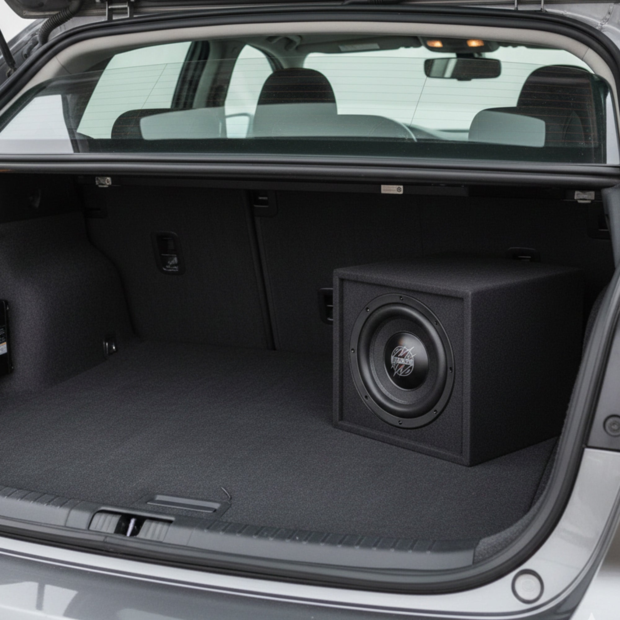 Maxxlink MBXP-112 12" Single Ported Subwoofer Box Enclosure, Universal Fit,Black - VMInnovations