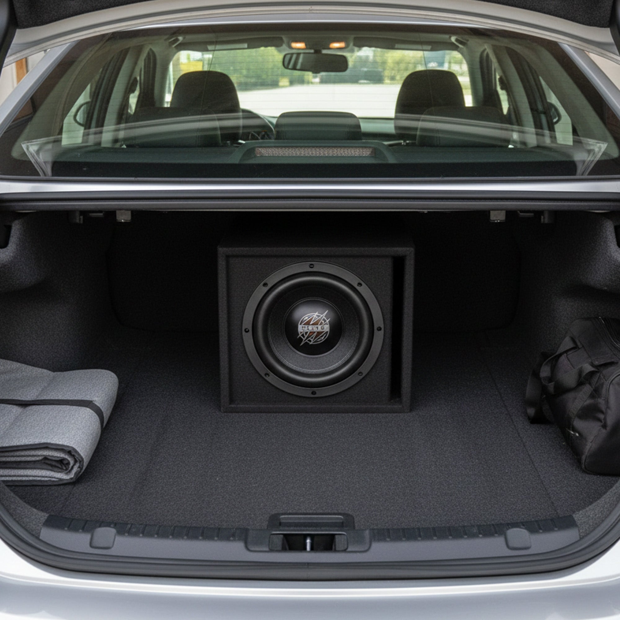 Maxxlink MBXP-112 12" Single Ported Subwoofer Box Enclosure, Universal Fit,Black - VMInnovations
