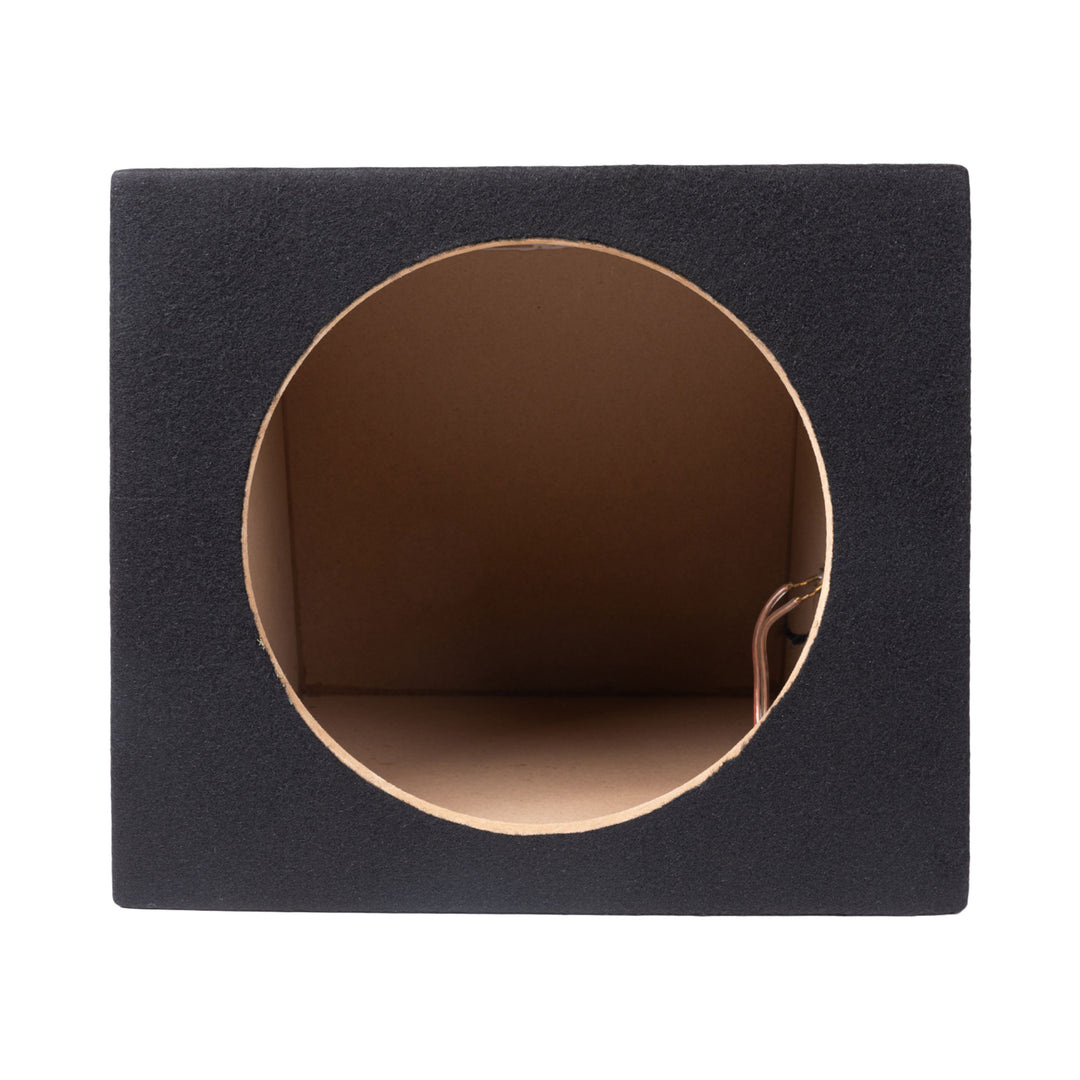 Maxxlink MBP-110 10" Single Sealed Subwoofer Box Enclosure, Universal Fit, Black