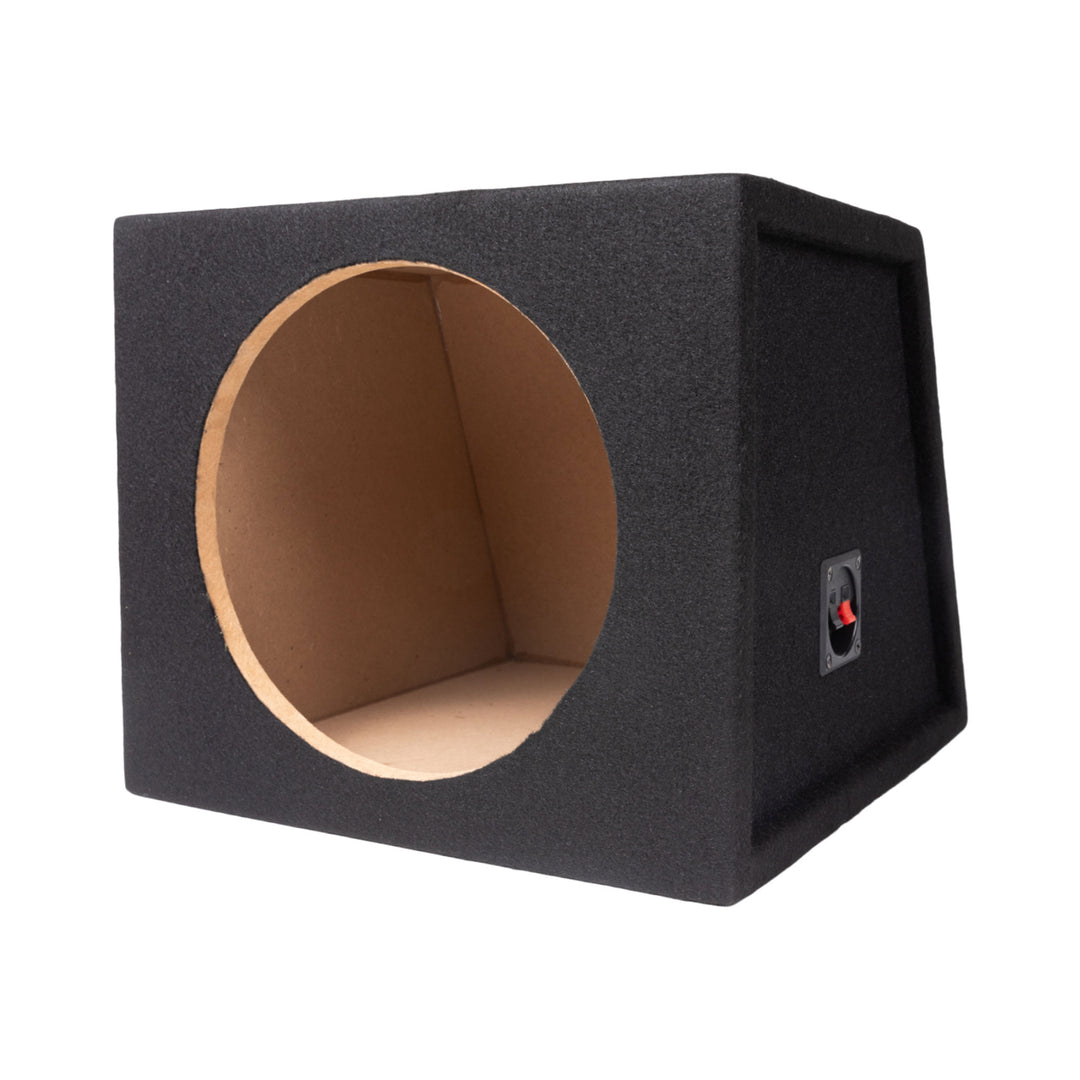 Maxxlink MBP-110 10" Single Sealed Subwoofer Box Enclosure, Universal Fit, Black