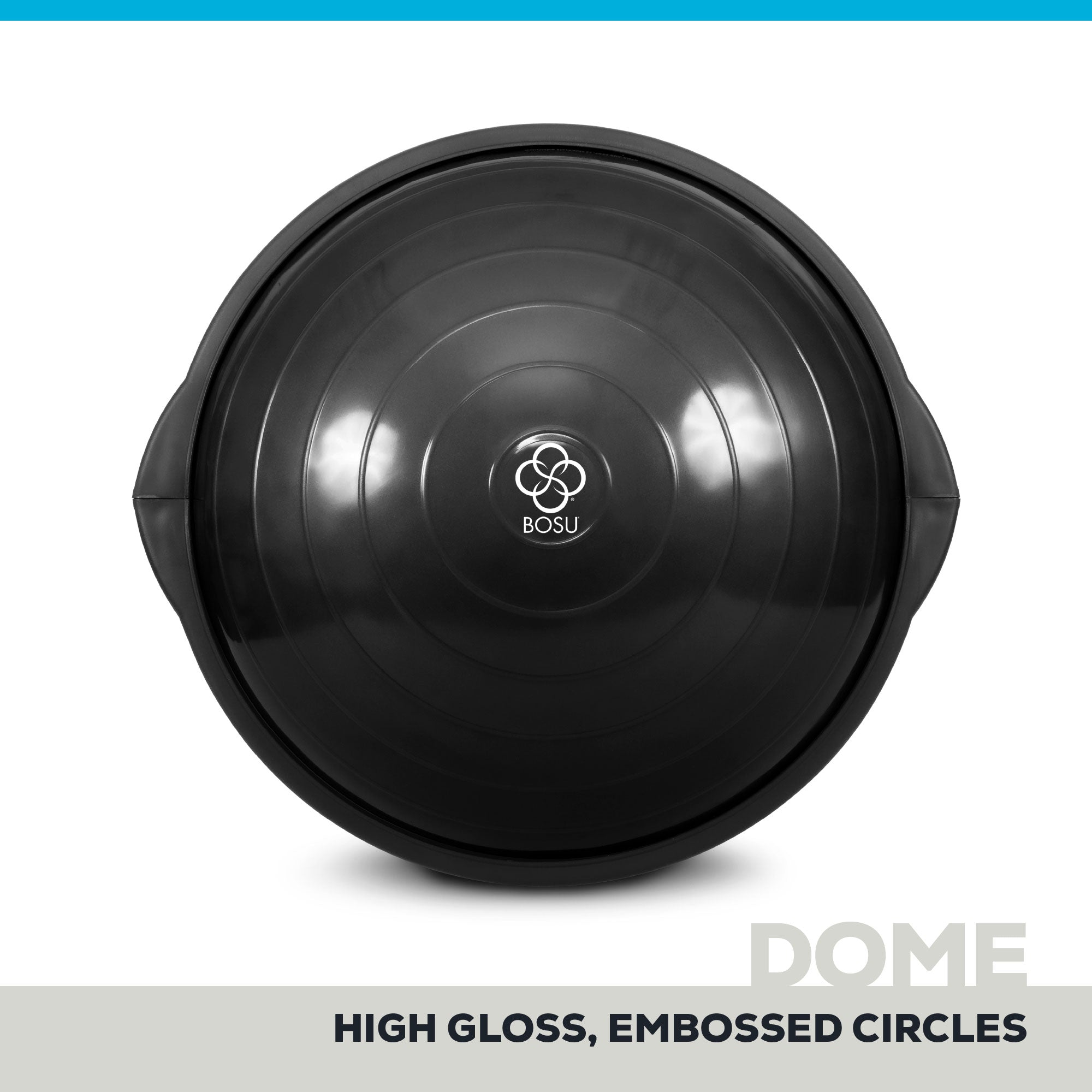 BOSU Sport Travel Size Balance Trainer 20 Inch Stability Ball Balance Board (Used)