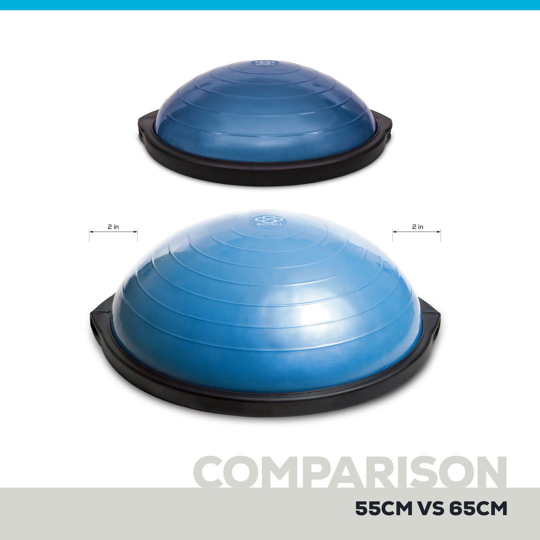 BOSU Sport Travel Size Balance Trainer 20 Inch Stability Ball Balance Board