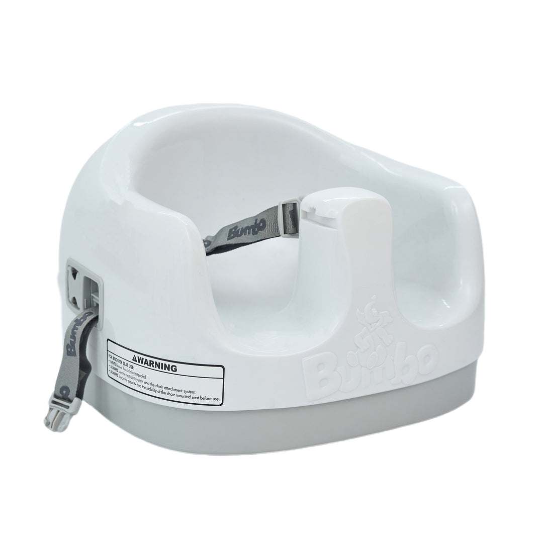 Bumbo Toddler Multi Seat 3-in-1 Booster High Chair and Tray, White and Agave