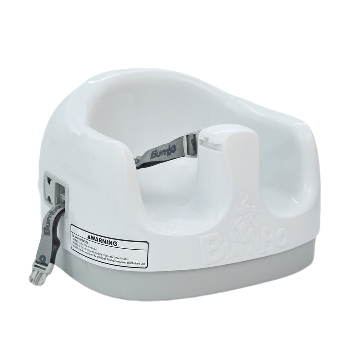 Bumbo Toddler Multi Seat 3-in-1 Booster High Chair and Tray, White and Agave