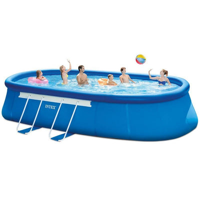 Intex 20' x 12' x 48" Oval Frame Swimming Set w/ 1500 GPH Filter Pump (Open Box)