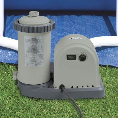Intex 20' x 12' x 48" Oval Frame Swimming Set w/ 1500 GPH Filter Pump (Open Box)
