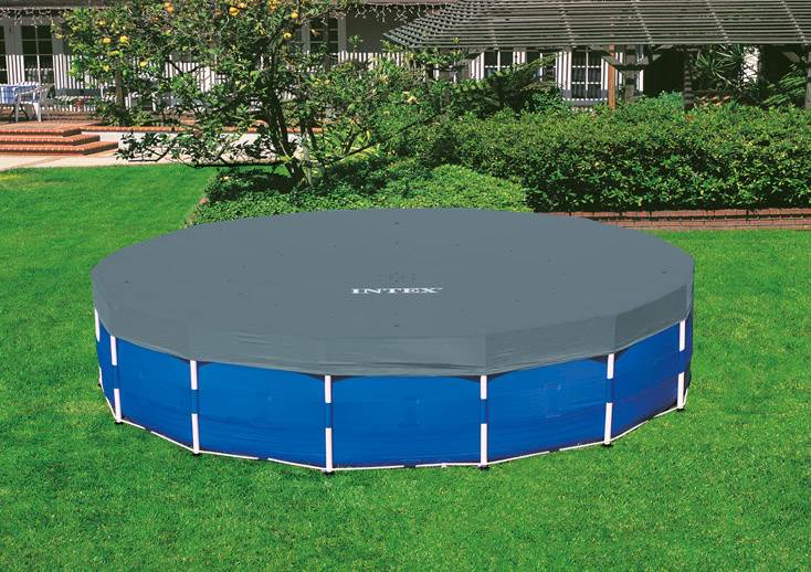 Intex 18' x 48" Metal Frame Swimming Pool Set with 1500 Pump 28251EH (Open Box)