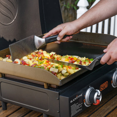 Blackstone OTG 22" Tabletop Griddle, Portable Grill w/ Built-In Hood (Open Box)