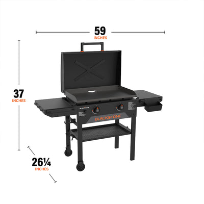 Blackstone Original 28" Griddle, Outdoor Grill with Hood, (Open Box)