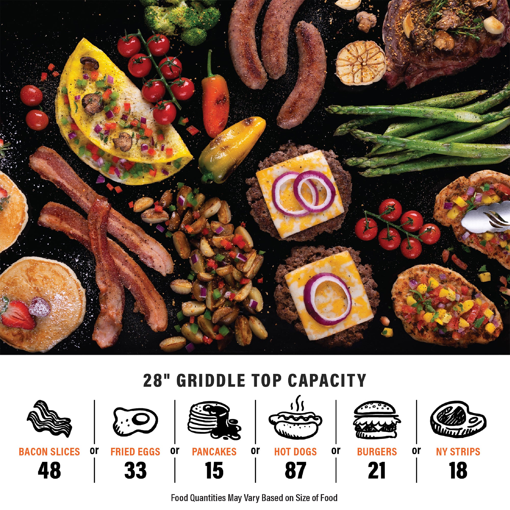Blackstone Original 28" Griddle, Outdoor Grill with Hood, (Open Box)
