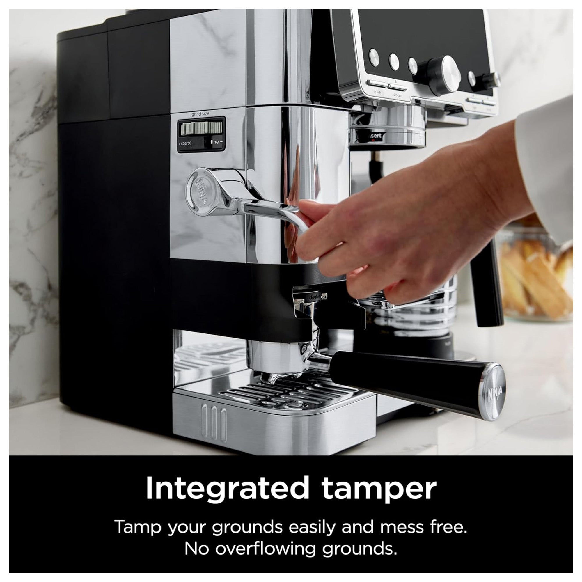 Ninja Luxe Cafe Pro Series 4-in-1 Coffee Machine, Silver (Open Box) - VMInnovations