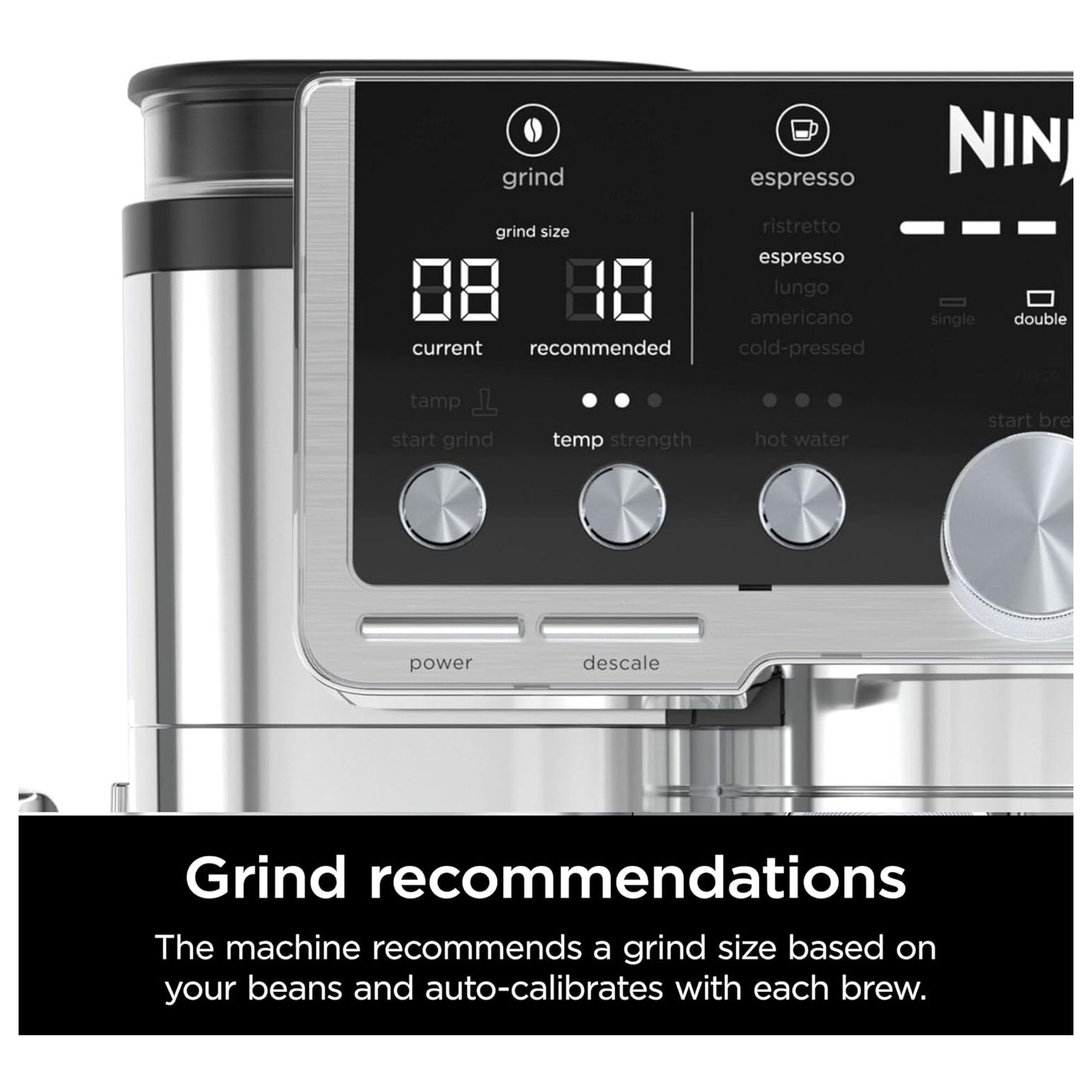 Ninja Luxe Cafe Pro Series 4-in-1 Coffee Machine, (Certified Refurbished) (Used)