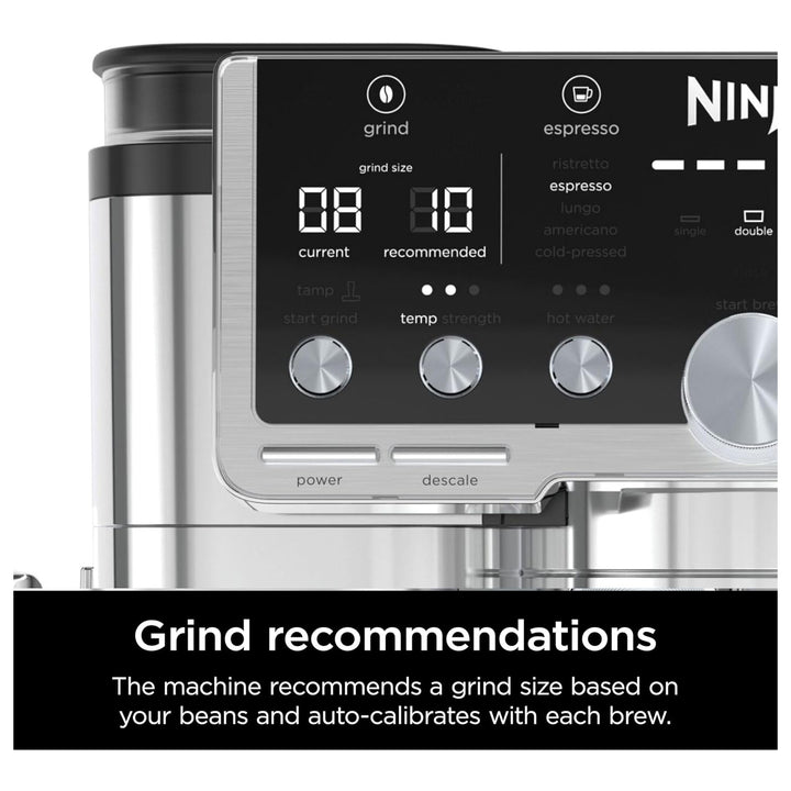Ninja Luxe Cafe Pro Series 4-in-1 Coffee Machine, Silver (For Parts)