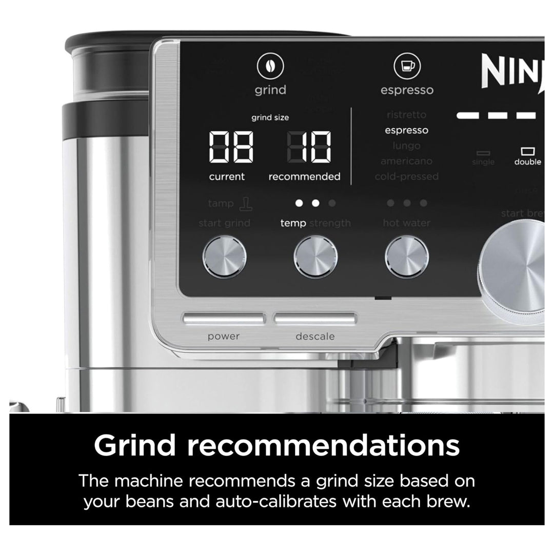 Ninja Luxe Cafe Pro Series 4-in-1 Coffee Machine, Silver (For Parts)