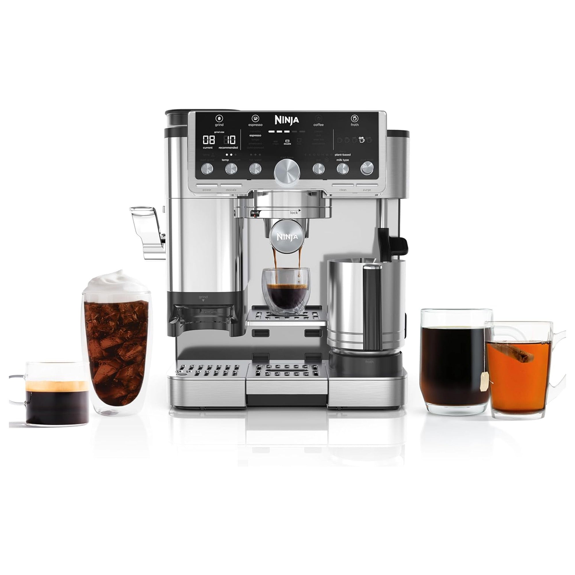 Ninja Luxe Cafe Pro Series 4-in-1 Coffee Machine, Silver (Open Box) - VMInnovations