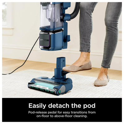 Shark Detect Performance Lift-Away Upright Vacuum, Navy (Open Box) - VMInnovations