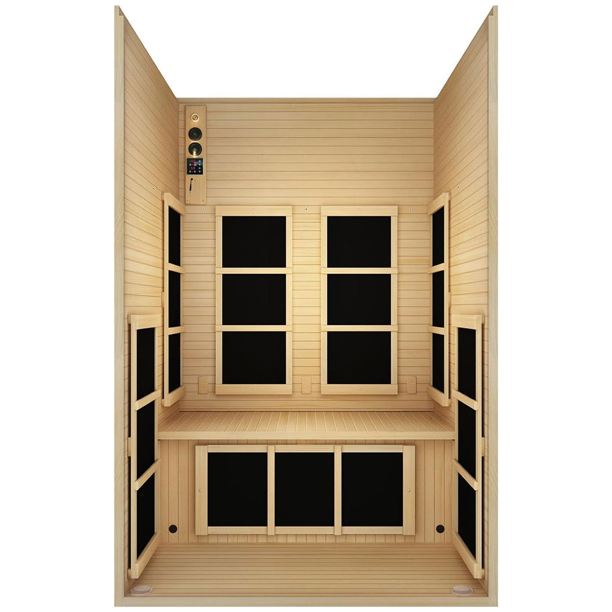 JNH Lifestyles Joyous Indoor Home Infrared Sauna w/Chromotherapy Light(Open Box)