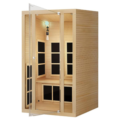 JNH Lifestyles Joyous Indoor Home Infrared Sauna w/Chromotherapy Light(Open Box) - VMInnovations