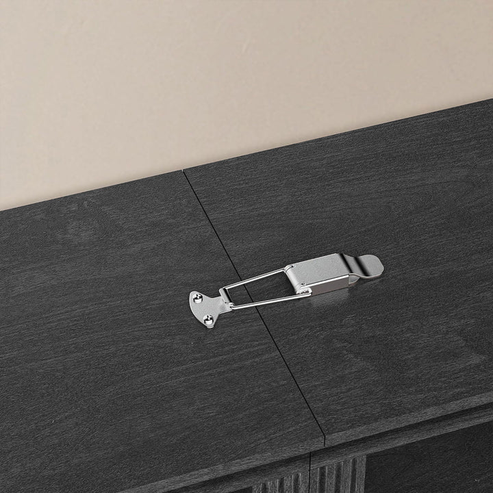 VAUXHILL & CO. Halston Standard Bookcase, Adjustable Shelving Unit, Black